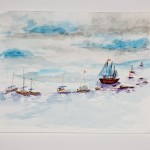 Sailboats, 2009-early 2010 (watercolor)